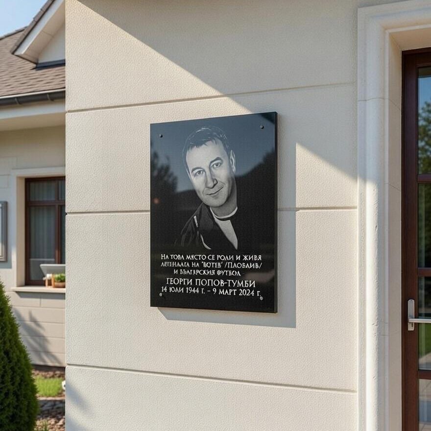 Гравирана мемориална плоча | Черен гранит - Image 5