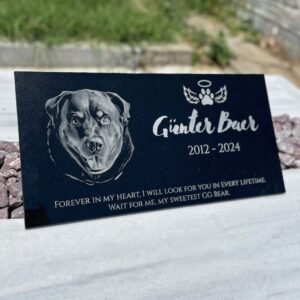 Мемориална плоча за куче | Паметник за домашни любимци