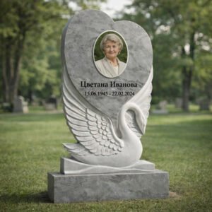 pametnik surce s lebed